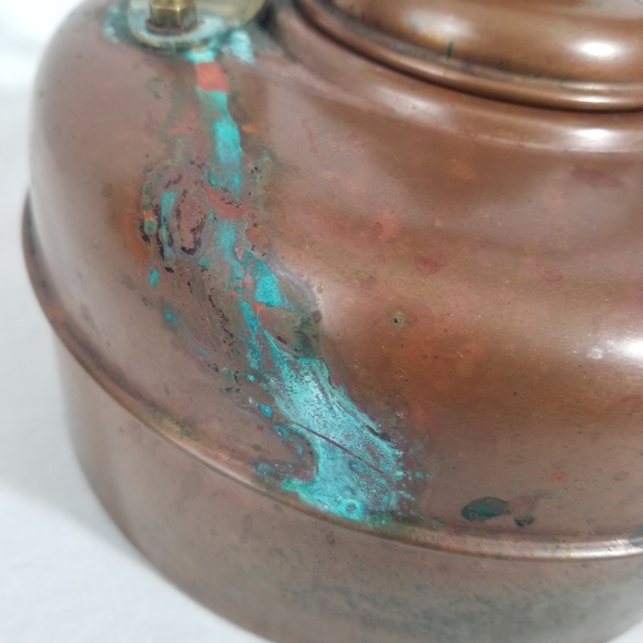 Vintage Solid Copper Tea Kettle Made in England - Picture 8 of 16